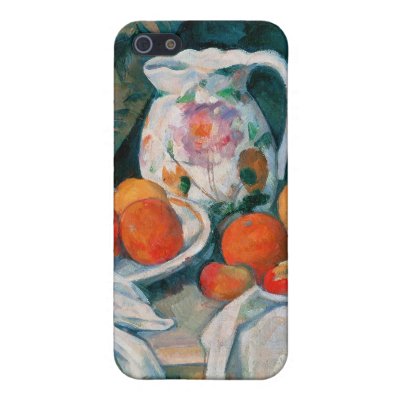 Still Life with Curtain, Paul Cézanne iPhone 5 Case