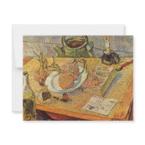 Still Life with Drawing Board by Vincent van Gogh Custom Announcement