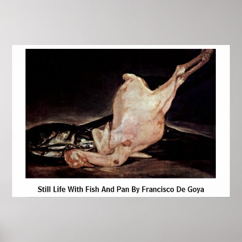 Still Life With Fish And Pan By Francisco De Goya Posters