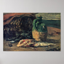 Still Life With Fish By Gauguin Paul (Best Quality Poster