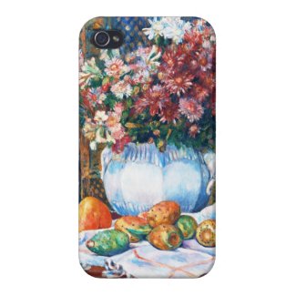 Still Life with Flowers and Prickly Pears Renoir iPhone 4 Case