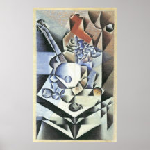 Still Life with Flowers by Juan Gris Print