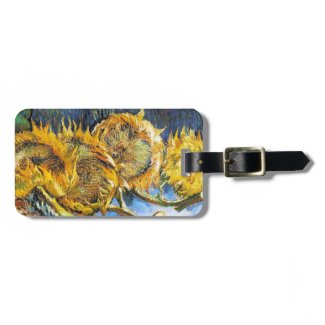 Still Life with Four Sunflowers Van Gogh Vincent Tag For Bags
