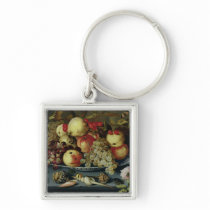 Still Life with Fruit, Flowers and Seafood Key Chains