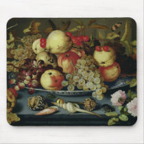 Still Life with Fruit, Flowers and Seafood Mouse Pad