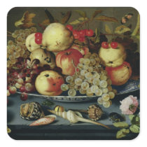 Still Life with Fruit, Flowers and Seafood Stickers
