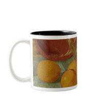 Still Life with Fruit & Pitcher or Mugs