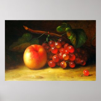 Still Life with Fruit Poster print