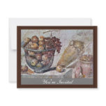 Still Life With Glass Bowl Of Fruit And Vases, Announcements