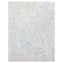 Still Life With Irises By Vincent Van Gogh Letterhead Template