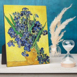 Still Life with Irises Vincent van Gogh Photo Plaque