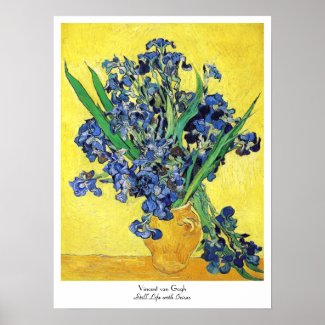 Still Life with Irises Vincent van Gogh Posters