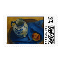 Still Life with Jug & Apple Stamps