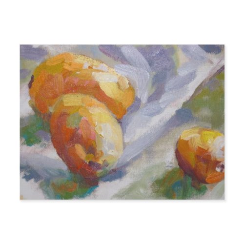Still life with Kumquats postcard