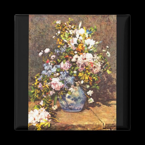 Still life with large vase by Pierre Renoir Magnet