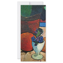 Still Life With Lemon And Orange Leaf Plant Personalized Rack Card