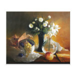 Still life with peach canvas prints
