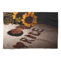 Still Life With Rice Kitchen Towels
