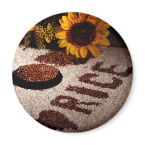 Still Life With Rice Magnet