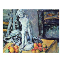 Still Life With Statuette By Paul Cézanne Custom Invites