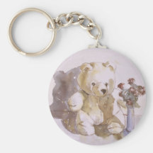 Still Life with Teddy Bear Keychain
