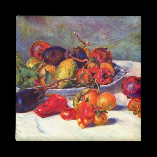 Still life with tropical fruits by Pierre Renoir Refrigerator Magnet