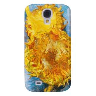 Still Life with Two Sunflowers by Vincent Van Gogh Galaxy S4 Cases