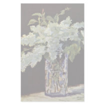 Still Lilac Bouquet By Manet Edouard Stationery Paper