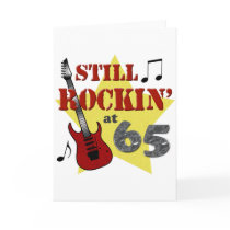 Still Rockin' at 65 Greeting Card