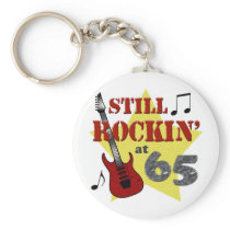 Still Rockin' at 65 Key Chain