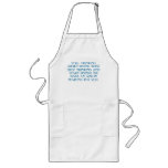 STILL THINKING ABOUT DOING THIS? STOP THINKING ... APRON