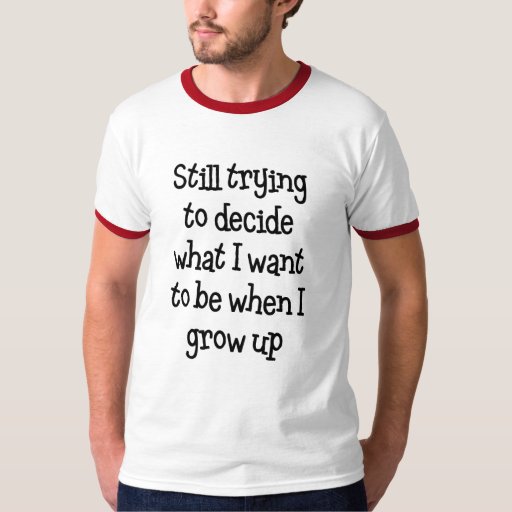 Still trying to decide... Gray/Red TShirt Zazzle