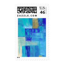 Still Waters Medium Postage Stamps From Painting