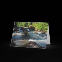 Stillaquamish River greeting card