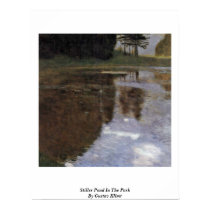 Stiller Pond In The Park By Gustav Klimt posters
