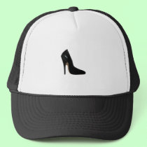 Stilletto Heel Right Side Black The MUSEUM Zazzle hats