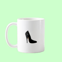 Stilletto Heel Right Side Black The MUSEUM Zazzle mugs