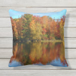 Stillwater River Autumn Landscape 2015 III Outdoor Pillow