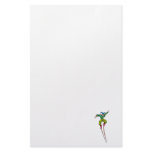 Stilt walking jester stationery design