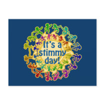 Stimmy Day Postcard