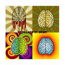 Stimulate my brain t-shirts
