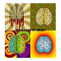 Stimulate my brain t-shirts by waitwear Stimulate my brain t-shirts