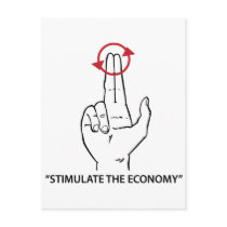 stimulate the economy postcards by jamierushad stimulate the economy postcards