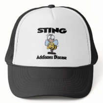STING Addisons Disease Trucker Hats