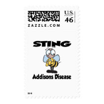 STING Addisons Disease Postage Stamps