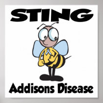 STING Addisons Disease Poster