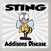 STING Addisons Disease Posters