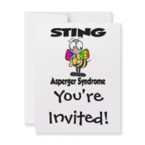 STING Asperger Syndrome Custom Invites