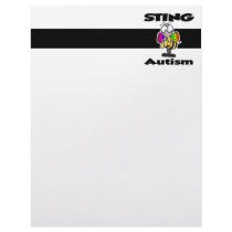STING Autism Letterhead Design