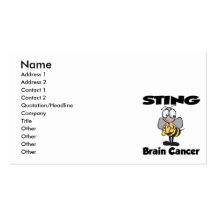 STING Brain Cancer Business Cards